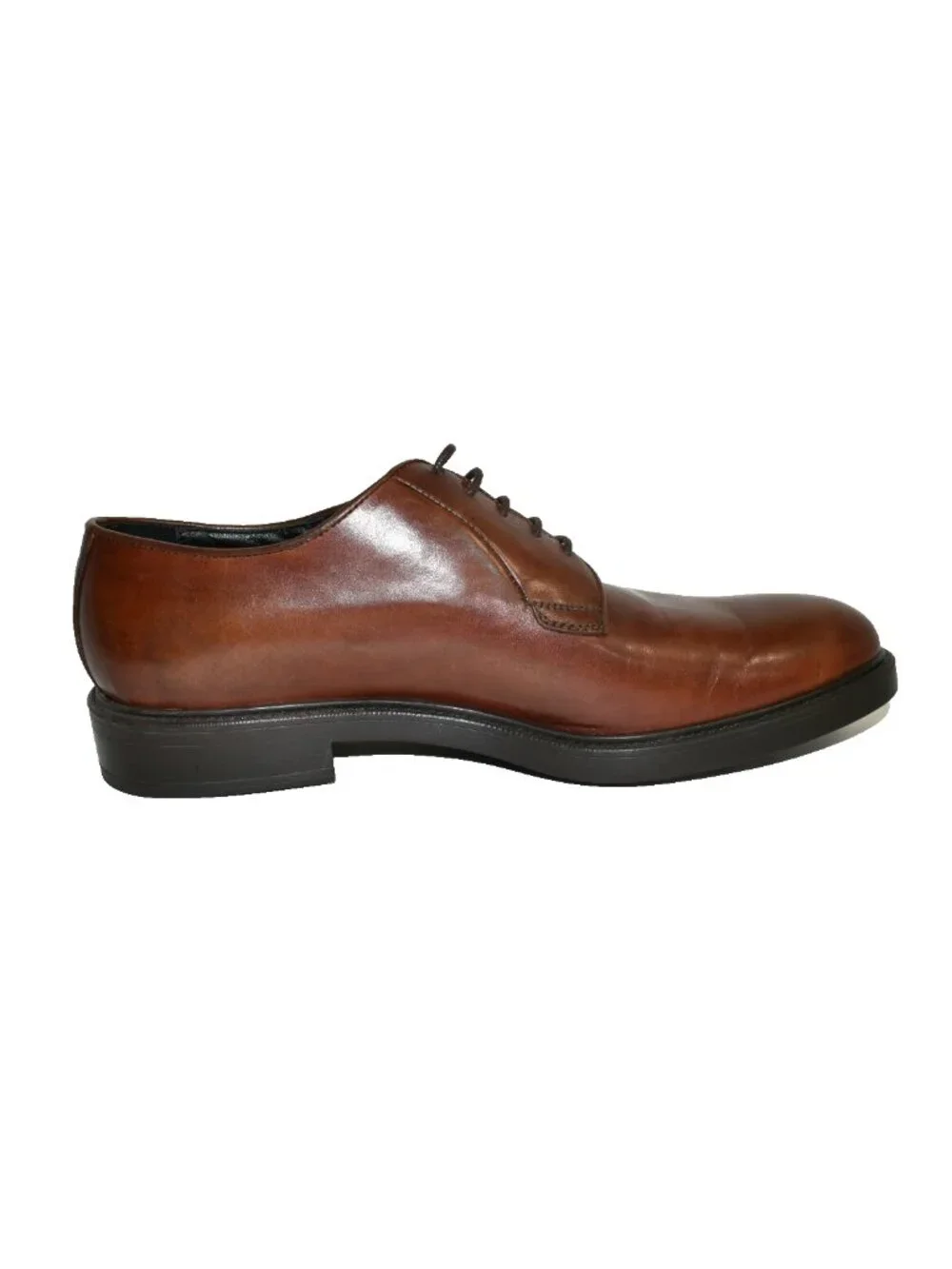 New! To Boot New York Plain Toe Derby Cognac Brown Size 10.5 DD38